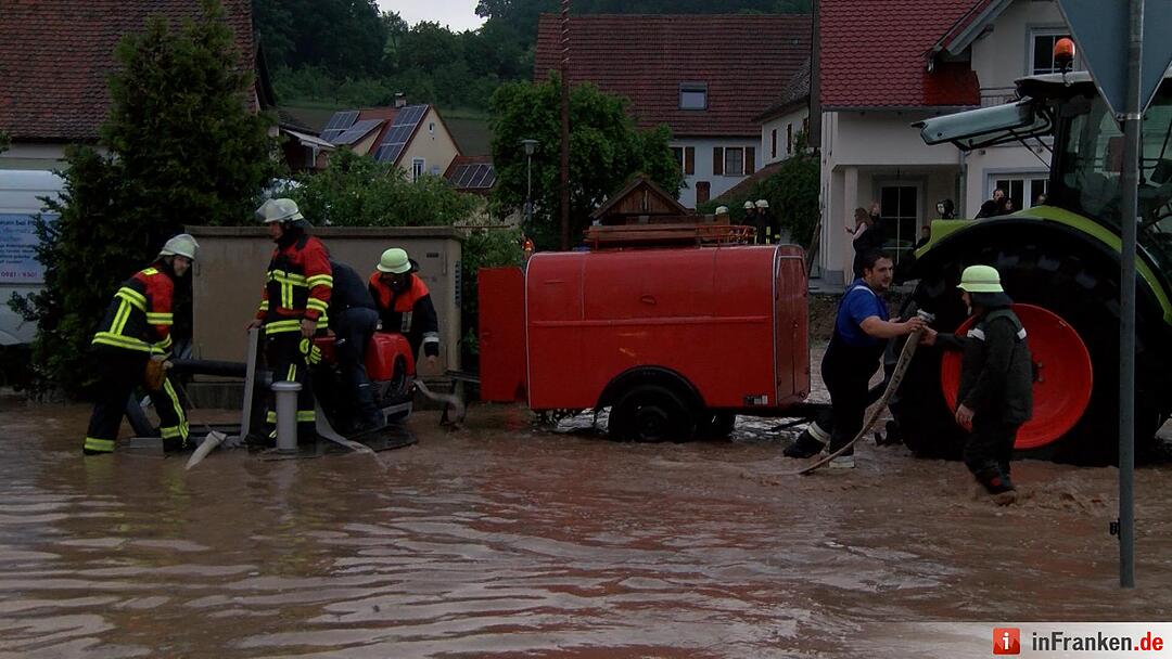 Unwetter in Frankendorf