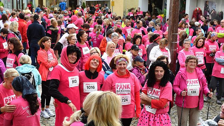 Pinklauf 2017 in Bad Brückenau; Foto: Ronald Rinklef