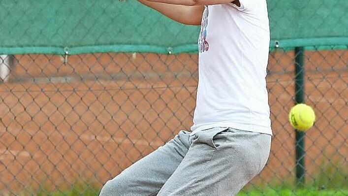 Simone Sünkel steht mit den Trebgaster Tennis-Damen dicht vor dem Gewinn der Meisterschaft in der Bezirksliga. Foto: Monika Limmer