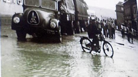 Ein spannender R&uuml;ckblick auf das Hochwasser vom 1. August 1955 beendete die Versammlung des Vereins f&uuml;r Heimatgeschichte. Foto: privat