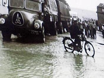 Ein spannender Rückblick auf das Hochwasser vom 1. August 1955 beendete die Versammlung des Vereins für Heimatgeschichte. Foto: privat
