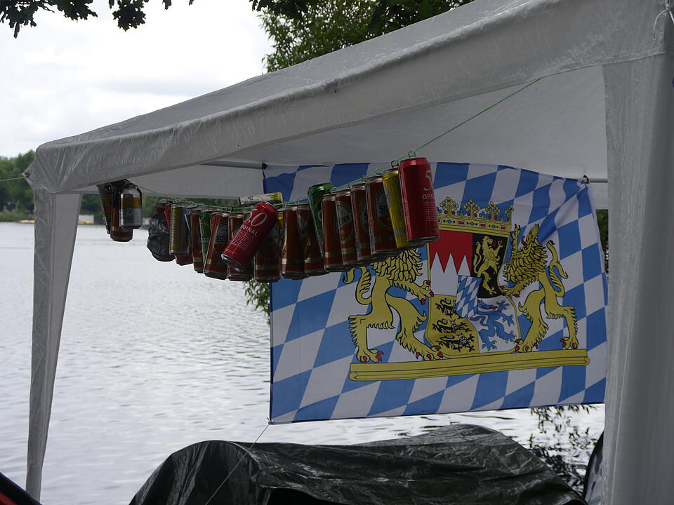 Zeltplatz bei Rock im Park am Freitag