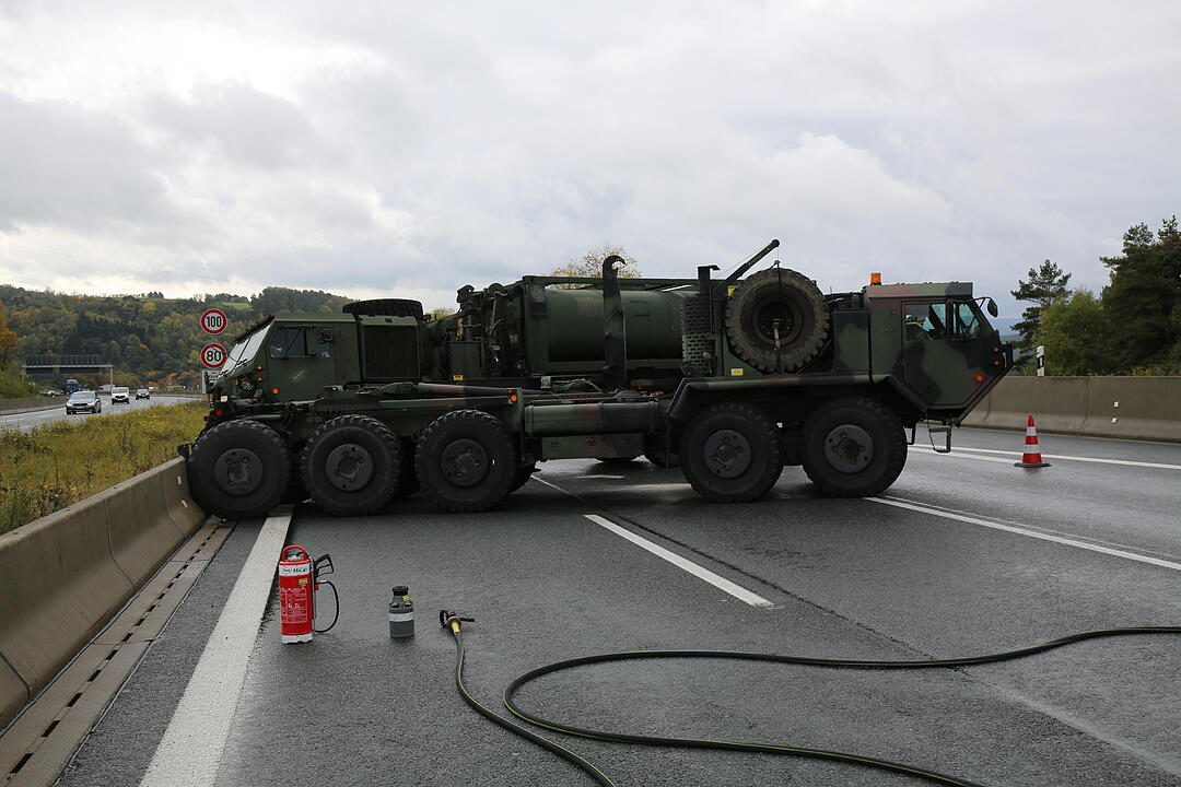 Unfall auf der A9 in Oberfranken