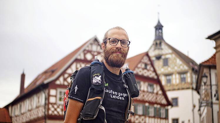 Malte Kleen startet von Burgkunstadt nach Wirsberg. Foto: Bastian Sünkel