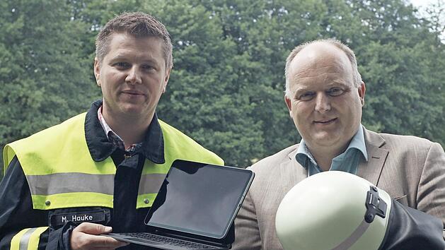 Daniel Wehner (rechts) und Matthias Hauke setzen mit ihrem Engagement ein Statement f&uuml;r das Ehrenamt.