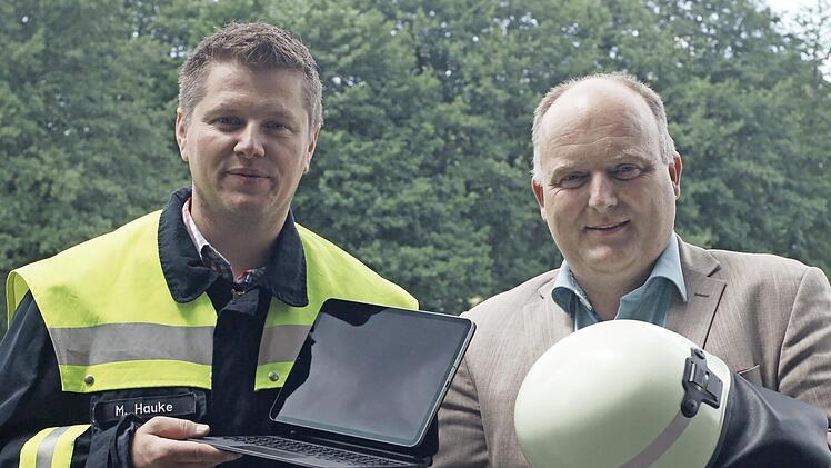 Daniel Wehner (rechts) und Matthias Hauke setzen mit ihrem Engagement ein Statement für das Ehrenamt.