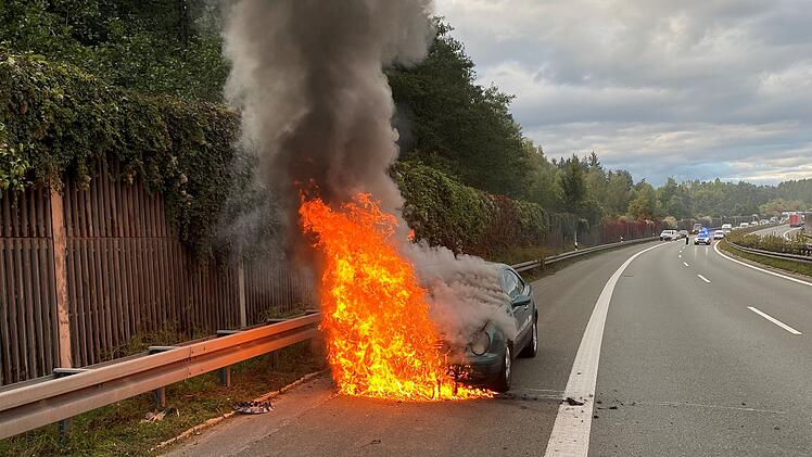 Unfall auf der A93