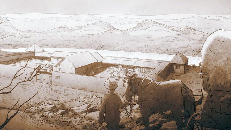 Die Kolonie "Neu-Helvetien" des Schweizers Johann Sutter, sp&auml;ter bekannt als John Sutter, sollte ein Paradies f&uuml;r Landsleute sein - wurde jedoch auch ein Ort der Gewalt.