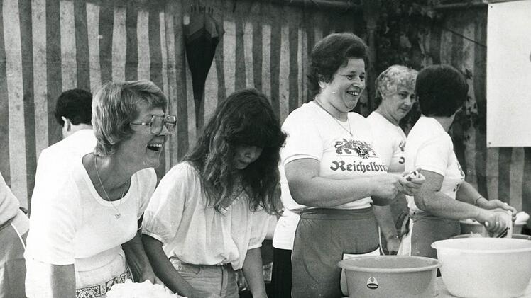 Die Rettichfrauen im Jahr 1982.