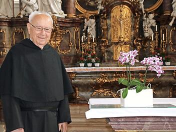 Pater Jordan Fenzl feiert am 21. Juli in der Klosterkirche sein 60-jähriges Priesterjubiläum.  Foto: Heike Beudert
