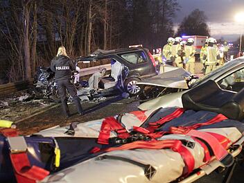 Die Unfallstelle am Donnerstag bei Forchheim-Reuth Foto: Josef Hofbauer