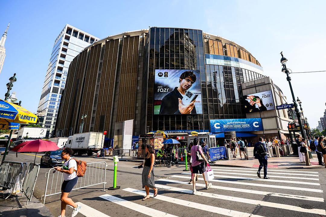 Arbeiten am Madison Square Garden