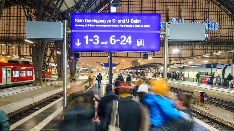 Beeintr&auml;chtigungen im Bahnverkehr