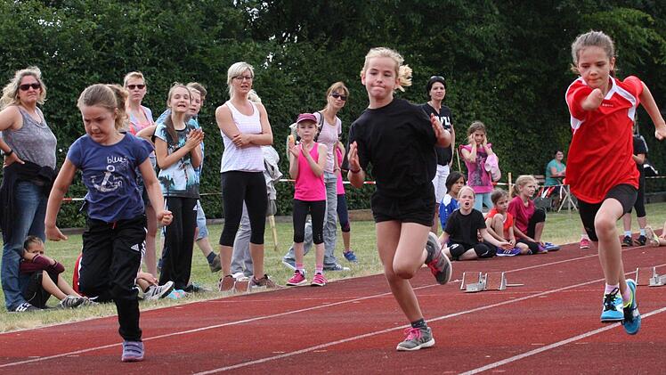 Der heimische Leichtathletik-Nachwuchs war in Rottershausen wieder zahlreich und mit viel Freude am Start.