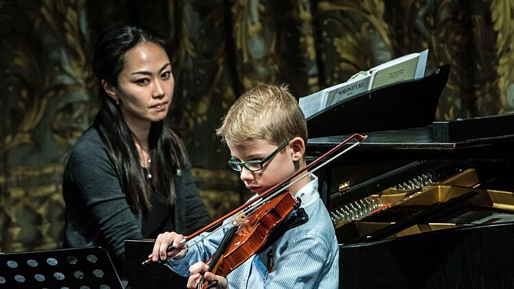Impressionen von der Matinee "Jugend spielt für Jugend" im Landestheater Coburg: Felix LudwigFoto: Jochen Berger
