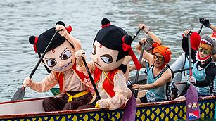 Drachenbootfest in Hongkong