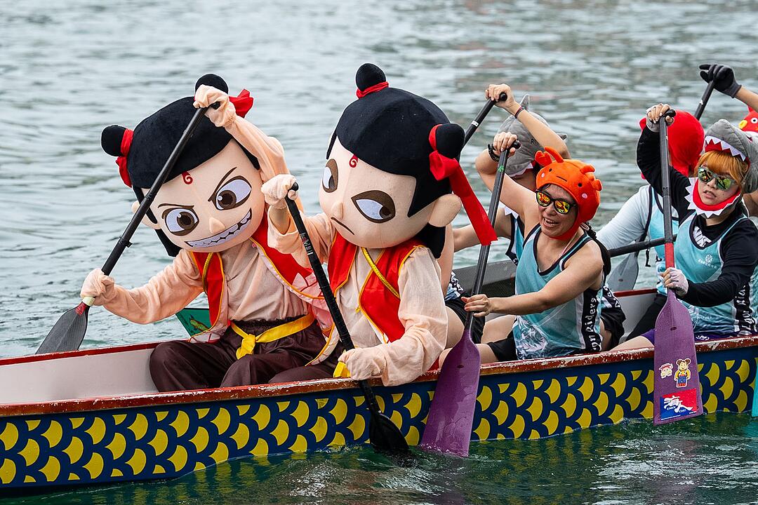 Drachenbootfest in Hongkong
