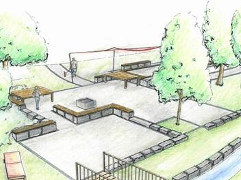 Visualisierung möglicher Sitzplatz-Anordnungen. Foto: Julian Metz