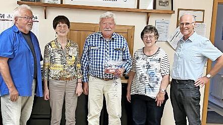 Unser Bild zeigt (v. l.): Lothar Kumpf, Waltraude Wirsching, Gerold Back, Christl Kissner und Norbert Schmitt.