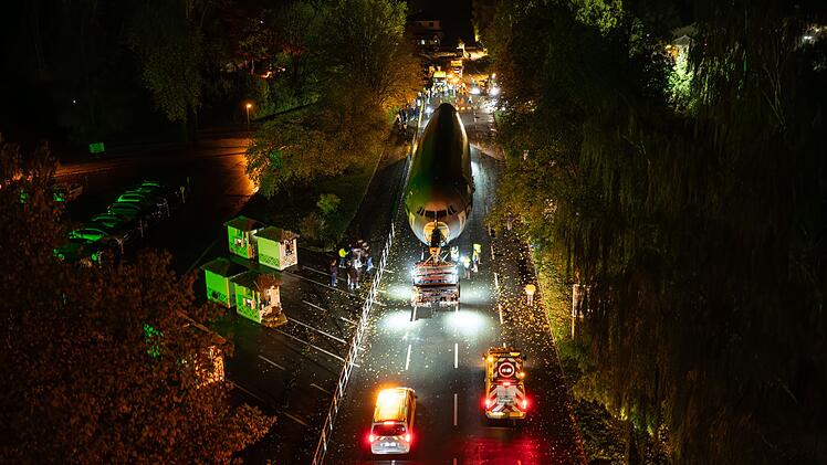 Ankunft Airbus A310 am Serengeti-Park