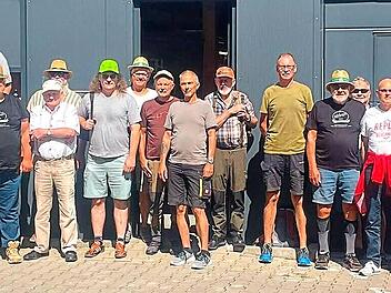 Die Jagdgenossenschaft Diebach besuchte die Brauerei Kundm&uuml;ller.Jens Hart