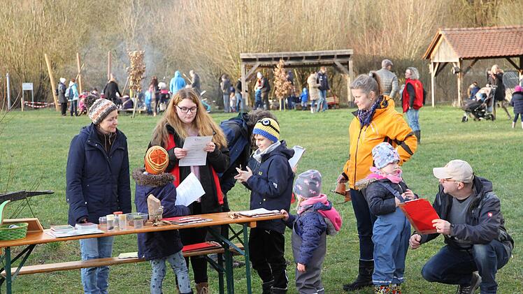 Auf dem Winterfest im Freigelände in Unterstürmig Foto: Mathias Erlwein
