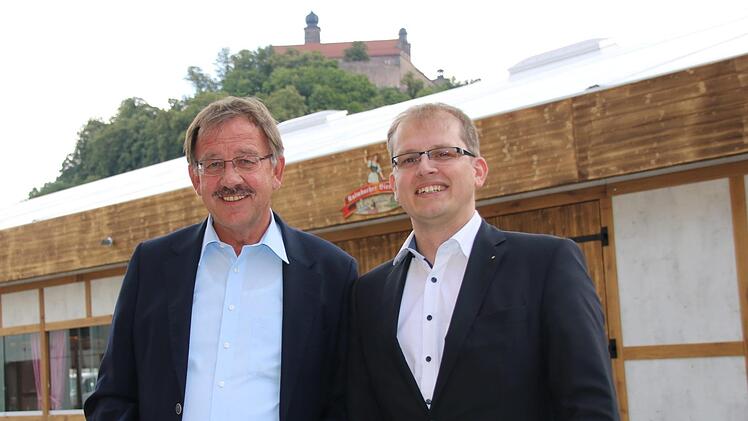 Stefan Schaffranek tritt als Zweiter Bürgermeister (links) zurück und hat Ralf Hartnack als seinen Nachfolger vorgeschlagen. Foto: Alexander Hartmann