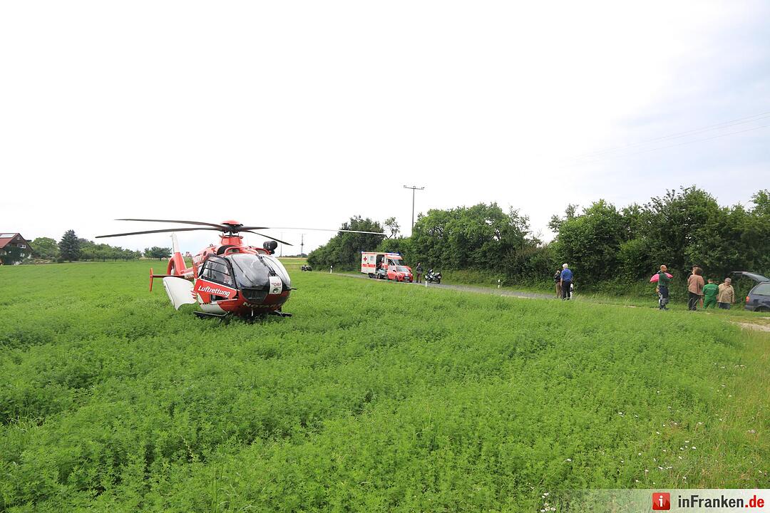 Motorradfahrer verunglückt in Engelhardsberg