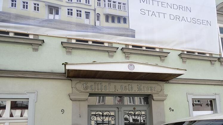 Wer erinnert sich noch an den Gasthof zur Goldenen Krone in der Metzgergasse?