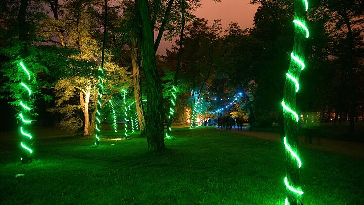 Coburg leuchtet bei der Museumsnacht 2014. Foto: Ronald Rinklef