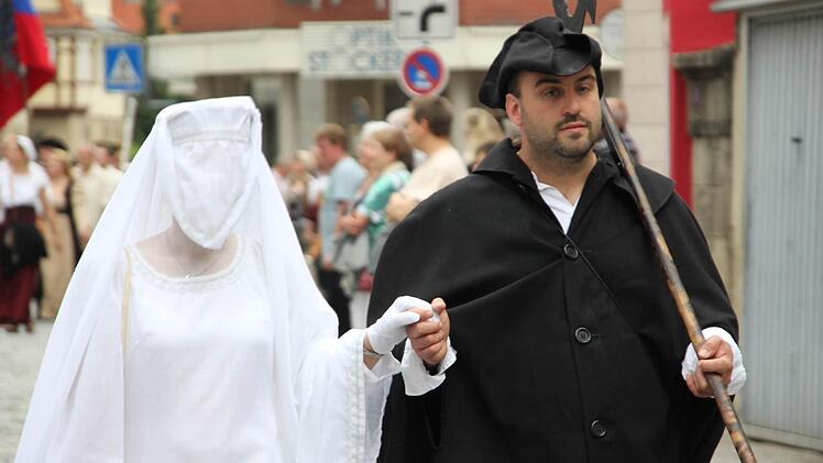 Historischer Festzug durch Kronach. Foto: Marco Meißner