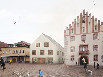 So soll das künftige Bürgerhaus nach dem Umbau des alten Kaufhauses aussehen. Foto: Raum3 Massari und Partner; SRAP