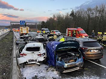 Unfall und Stau auf A3 im Kreis Würzburg