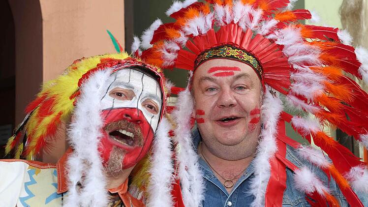 Wild, wild west: In Bad Staffelstein fand der 20. Umzug der SKK statt. Foto: Klaus Gagel