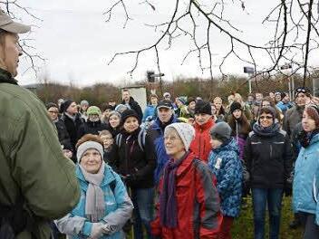 SC-Vereinsvorsitzender Christian Schipper hat die Wanderung vorbereitet und organisiert. Foto: Assmann