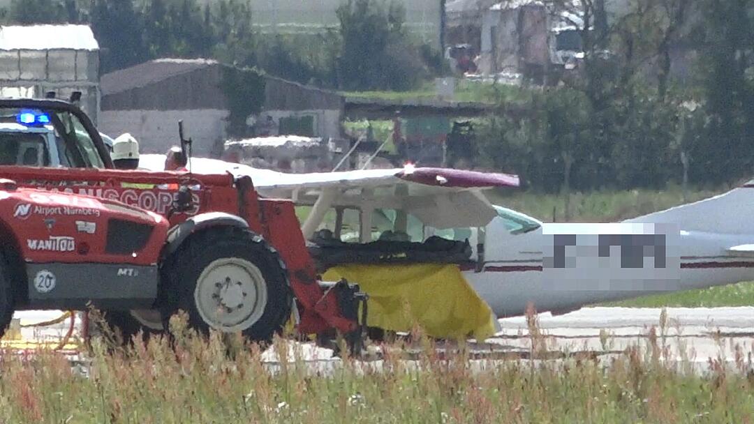 Cessna muss in Nürnberg notlanden - niemand verletzt