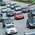 Um  dem Stau zu entgehen, wurde eine Frau am Sonntag auf der A3 zur Geisterfahrerin. Symbolfoto: Markus Scholz/dpa