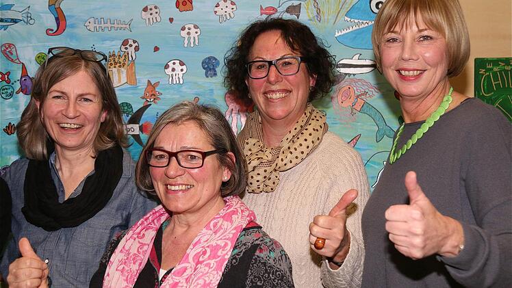 Vier Frauen führen Kulturbunt (von links): Andrea Mohr, Martina Bay, Barbara Stross und Annemarie Fell. Foto: Gerd Schaar