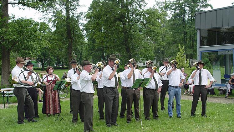 Viel geboten war bei den Jagdhornbläsern Bad Brückenau. Foto: Brigitta Kempe-Wolf