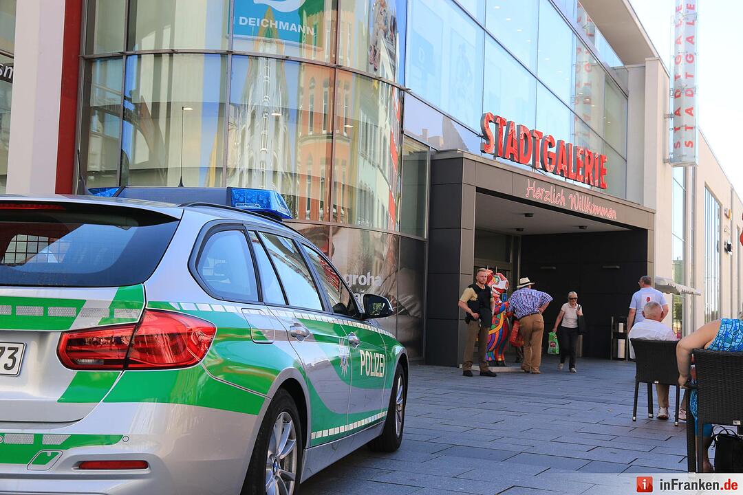 Verdächtige Person in Schweinfurter Stadtgalerie