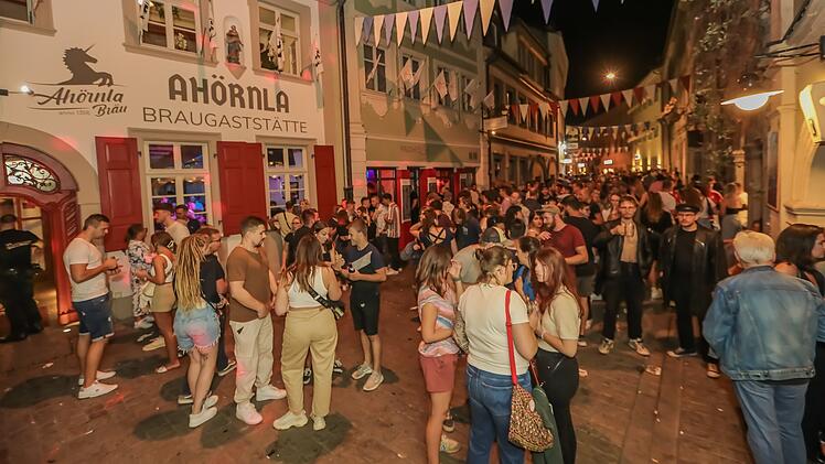 Endlich wieder Partystimmung im Sandgebiet