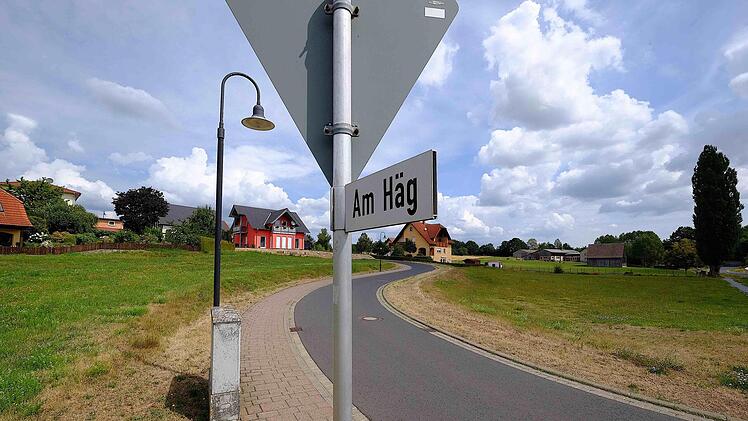 Das Baugebiet Häg in Wartmannsroth Foto: Gerd Schaar/Archiv