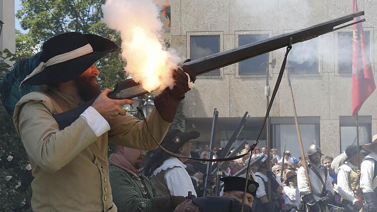 Kronach feierte sich und seine Geschichte beim Historischen Stadtspektakel. Foto: Matthias Hoch
