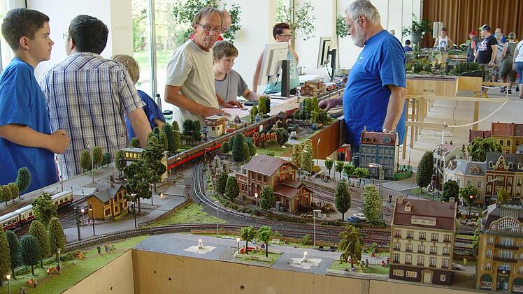 Modelleisenbahn-Ausstellung. Foto: Brigitta Kempe-Wolf