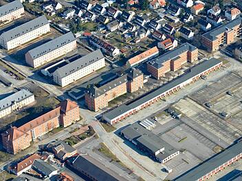 Wird der Platz auf dem Konversionsgelände langsam knapp? Nun hat der Bund auch ein Auge auf die Lagardekaserne und die benachbarten Mannschaftsunterkünfte geworfen. Foto: Ronald Rinklef