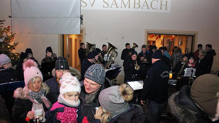 Mit Blasmusik und guter Stimmung feierte der Sambacher Sportverein Geburtstag.Evi Seeger