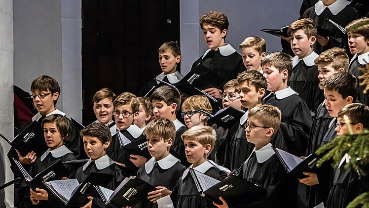 Unter der Leitung von Martin Lehmann beeindruckte der Windsbacher Knabenchor bei seinem Gastspiel in der Coburger Morizkirche. Foto: Jochen Berger