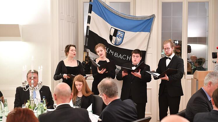Das Cranach-Quartett mit Danielle Cimpean, Clara-Siglinde Bergert, Willi Rentsch und Lukas Alois Roth umrahmte die Veranstaltung musikalisch.Ronald Rinklef