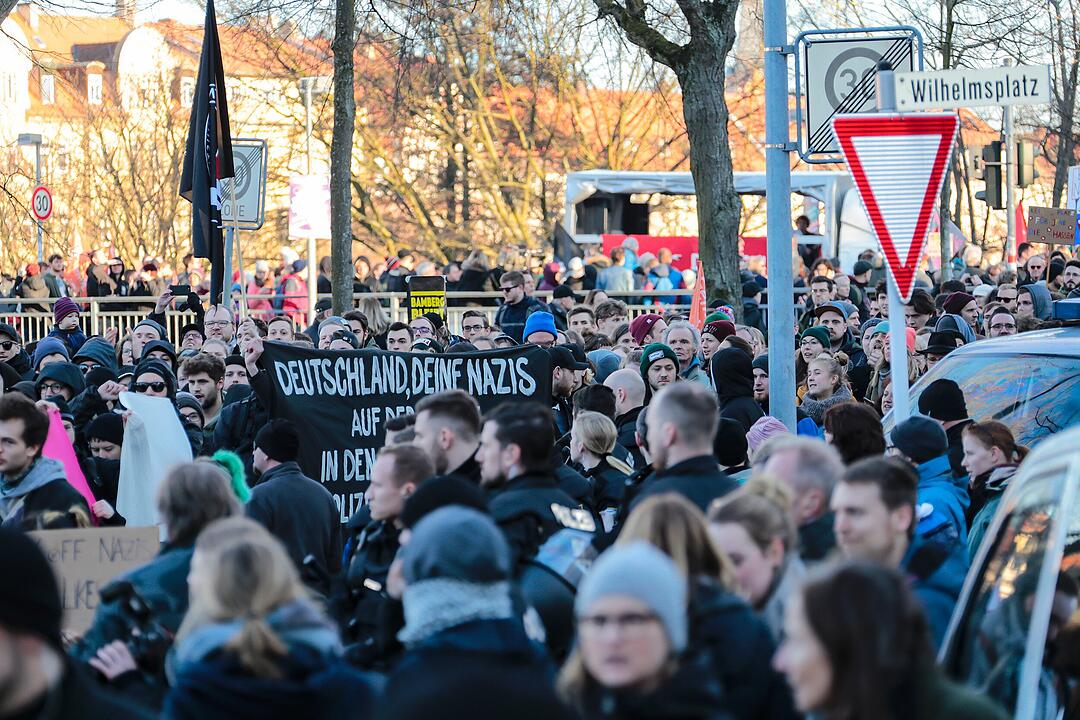 Fest der Demokratie, III. Weg und Anti-Nazi-Demonstrationen in Bamberg