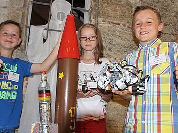Lernerfolge machen zuversichtlich: Jonas Mauser, Lea Berner und Jamin Deschner (von links). Fotos: Ekkehard Roepert